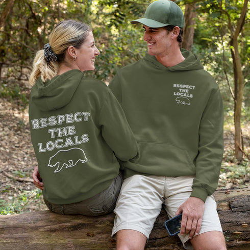 Respect The Locals Double Sided Hoodie