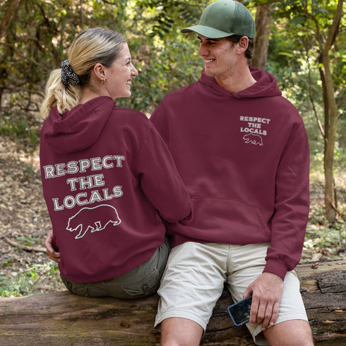 Respect The Locals Double Sided Hoodie