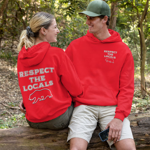 Respect The Locals Double Sided Hoodie
