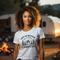 Introducing our latest camping t-shirt design that perfectly captures the essence of outdoor adventures - "Life Is Better Around The Campfire".