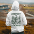 Our Respect the Locals Hoodie features the legend himself—Bigfoot—just casually strolling through the forest like it’s his backyard (because it is).