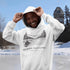 Cozy outdoor hockey hoodie featuring a glowing rink graphic and prairie winter vibe. Perfect for skating, cabin nights, and cold-weather comfort.