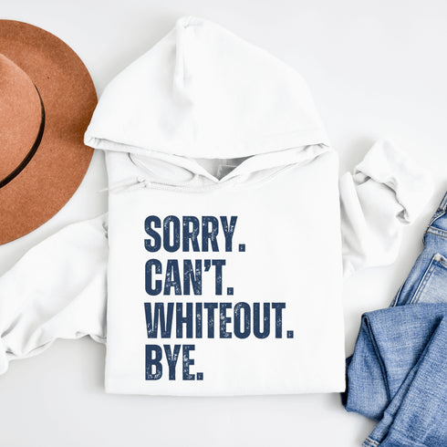 This hoodie says what every true Jets fan is thinking: Sorry. Can’t. Whiteout. Bye. Because when it's Whiteout Party time, nothing else exists.