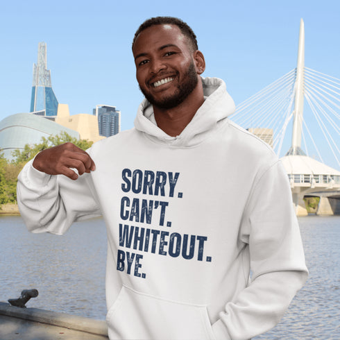 This hoodie says what every true Jets fan is thinking: Sorry. Can’t. Whiteout. Bye. Because when it's Whiteout Party time, nothing else exists.