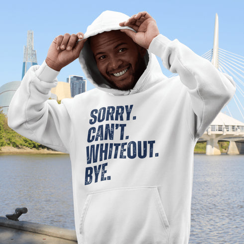 This hoodie says what every true Jets fan is thinking: Sorry. Can’t. Whiteout. Bye. Because when it's Whiteout Party time, nothing else exists.