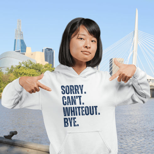 This hoodie says what every true Jets fan is thinking: Sorry. Can’t. Whiteout. Bye. Because when it's Whiteout Party time, nothing else exists.