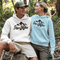 Introducing our rugged and stylish hiking hoodie, perfect for outdoor enthusiasts and nature lovers alike. Featuring a striking mountain graphic and the motivational slogan "Take A Hike", this sweater is designed to inspire your next camping adventure.