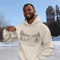 The Rink Was Our Backyard Hoodie – nostalgic outdoor hockey sweatshirt inspired by backyard rink memories. Unisex fit. Multiple colors available.