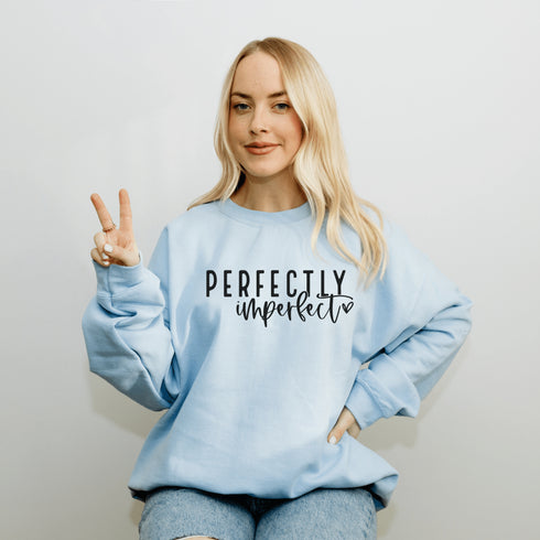 C & Win Sports Perfectly Imperfect Sweatshirt S / Light Blue - C & Win Sports