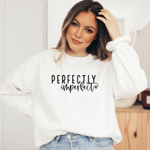 C & Win Sports Perfectly Imperfect Sweatshirt S / White - C & Win Sports