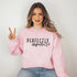 C & Win Sports Perfectly Imperfect Sweatshirt S / Light Pink - C & Win Sports