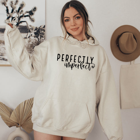 C & Win Sports Perfectly Imperfect Hoodie Sand / S - C & Win Sports