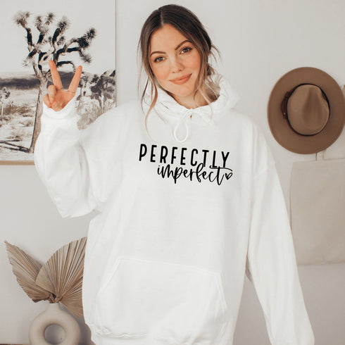C & Win Sports Perfectly Imperfect Hoodie White / S - C & Win Sports