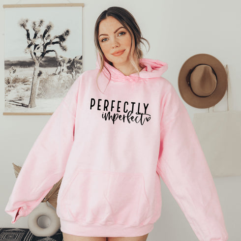 C & Win Sports Perfectly Imperfect Hoodie Light Pink / S - C & Win Sports