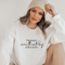 C & Win Sports Probably Overthinking Something Sweatshirt S / White - C & Win Sports