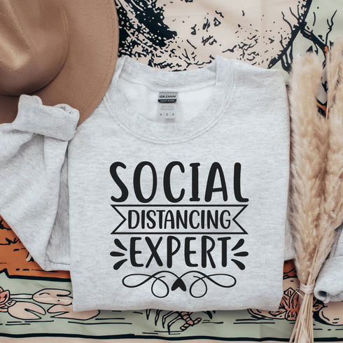C & Win Sports Social Distancing Expert Sweatshirt - C & Win Sports