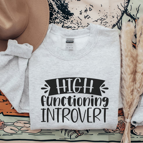 C & Win Sports High Functioning Introvert Sweatshirt - C & Win Sports