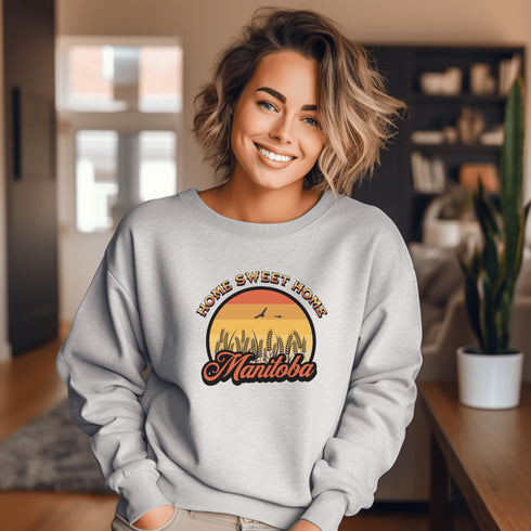 C & Win Sports Manitoba Home Sweet Home Sweatshirt - C & Win Sports