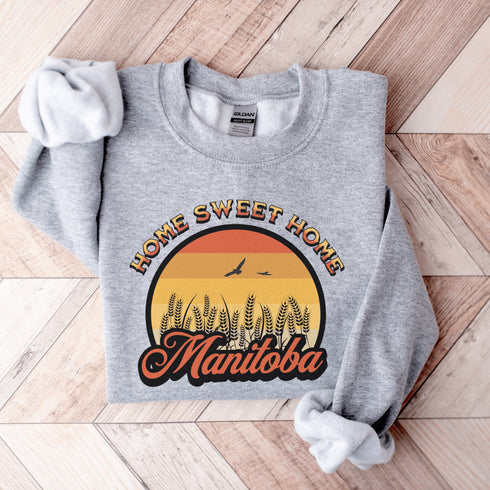 C & Win Sports Manitoba Home Sweet Home Sweatshirt - C & Win Sports