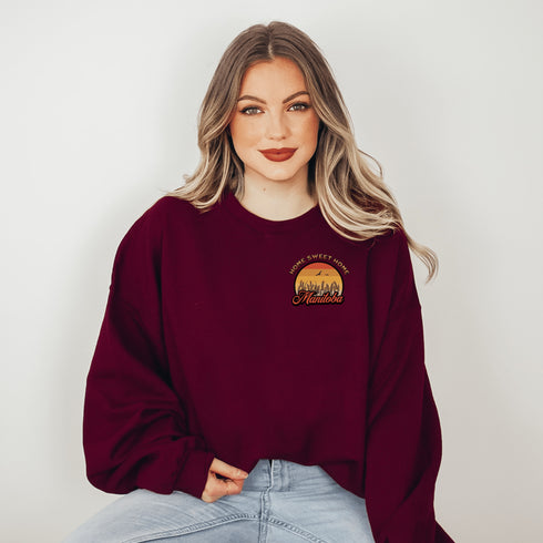 C & Win Sports Manitoba Home Sweet Home Sweatshirt - C & Win Sports
