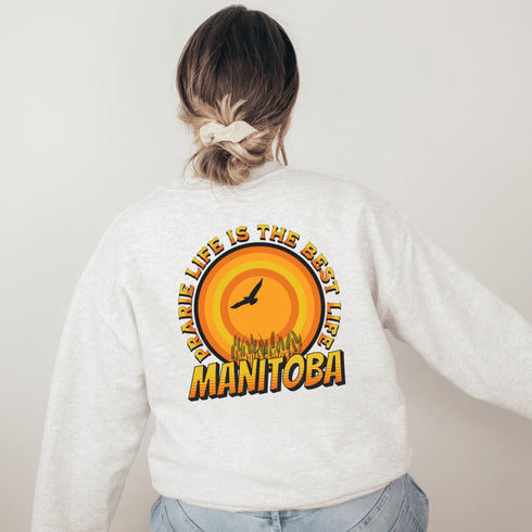 C & Win Sports Prairie Life Is The Best Life Sweatshirt S / Sport Grey - C & Win Sports