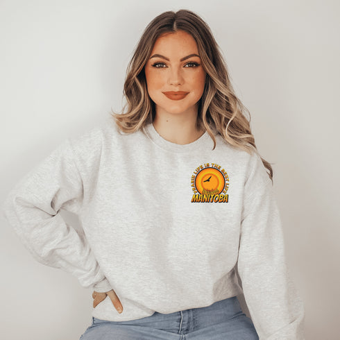 C & Win Sports Prairie Life Is The Best Life Sweatshirt - C & Win Sports