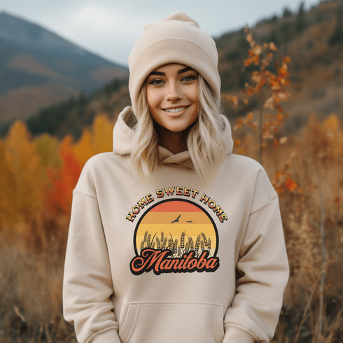 C & Win Sports Home Sweet Home Hoodie Sand / S - C & Win Sports