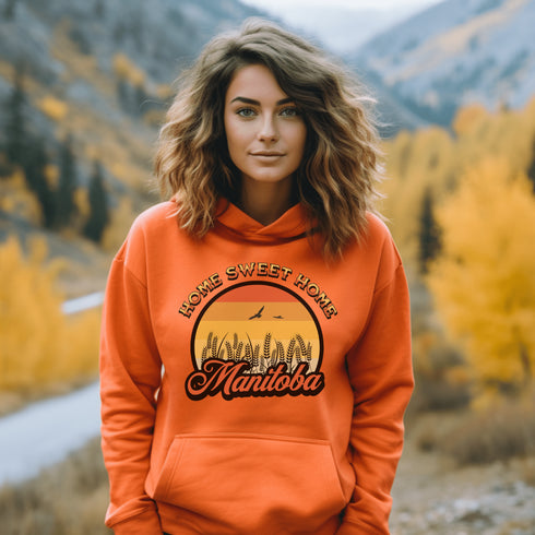 C & Win Sports Home Sweet Home Hoodie Orange / S - C & Win Sports