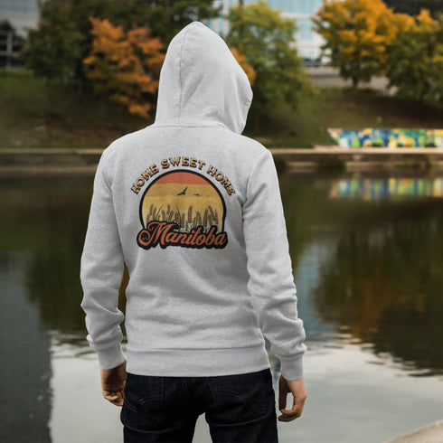 C & Win Sports Manitoba Home Sweet Home Hoodie Sport Grey / S - C & Win Sports