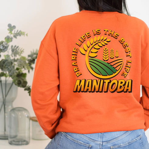 C & Win Sports Prairie Life Sweatshirt S / Orange - C & Win Sports