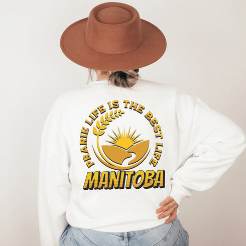 C & Win Sports Prairie Life Sweatshirt S / White - C & Win Sports