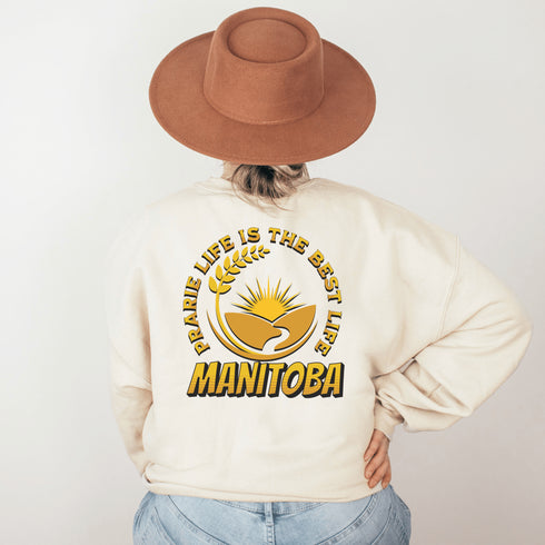 C & Win Sports Prairie Life Sweatshirt S / Sand - C & Win Sports