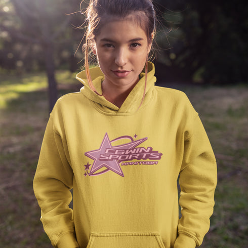 C & Win Sports C & Win Sports Star Hoodie Gold / S - C & Win Sports