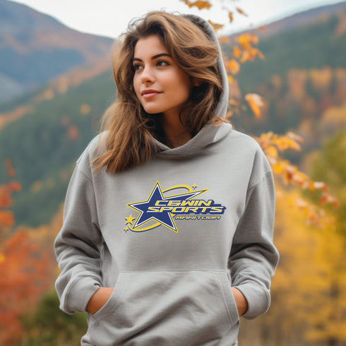 C & Win Sports C & Win Sports Star Hoodie Sport Grey / S - C & Win Sports