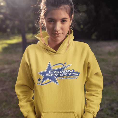 C & Win Sports C & Win Sports Star Hoodie Gold / M - C & Win Sports