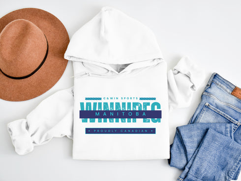 C & Win Sports Winnipeg Manitoba Hoodie - C & Win Sports