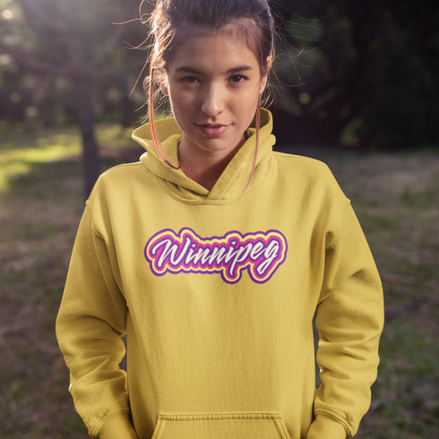 C & Win Sports Winnipeg Retro Hoodie Gold / S - C & Win Sports