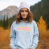 C & Win Sports Winnipeg Retro Hoodie Light Blue / S - C & Win Sports