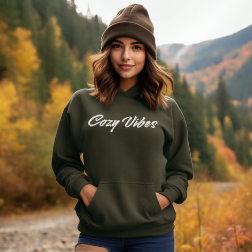 C & Win Sports Cozy Vibes Hoodie Military Green / S - C & Win Sports