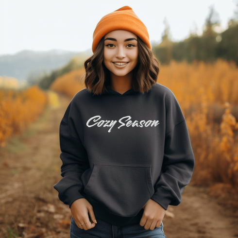 C & Win Sports Cozy Season Hoodie Dark Heather / S - C & Win Sports