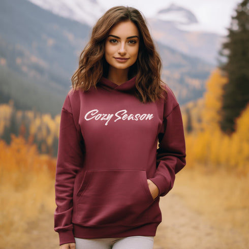 C & Win Sports Cozy Season Hoodie Maroon / S - C & Win Sports