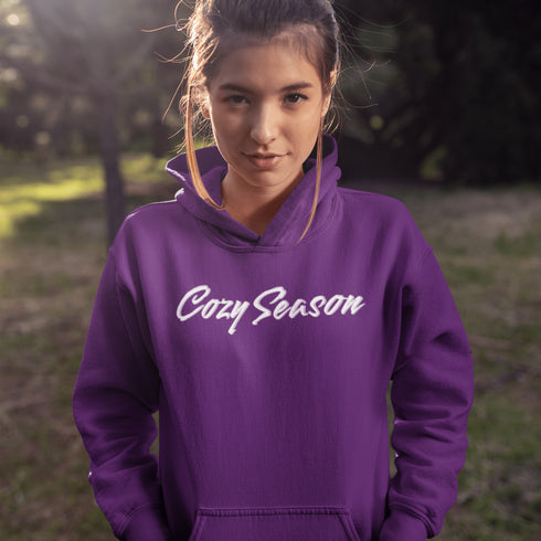 C & Win Sports Cozy Season Hoodie Purple / S - C & Win Sports