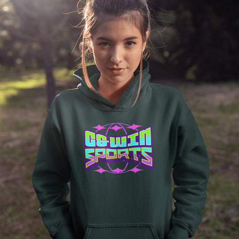 C & Win Sports C & Win Sports Retro Hoodie Forest Green / S - C & Win Sports