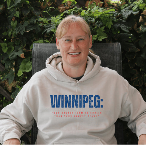 C & Win Sports Winnipeg-Our Hockey Team Is Cooler Hoodie - C & Win Sports