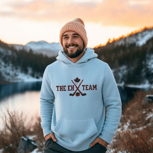 C & Win Sports The EH Team Hoodie Light Blue / S - C & Win Sports