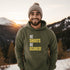 C & Win Sports He Shoots He Scores Hoodie Military Green / S - C & Win Sports