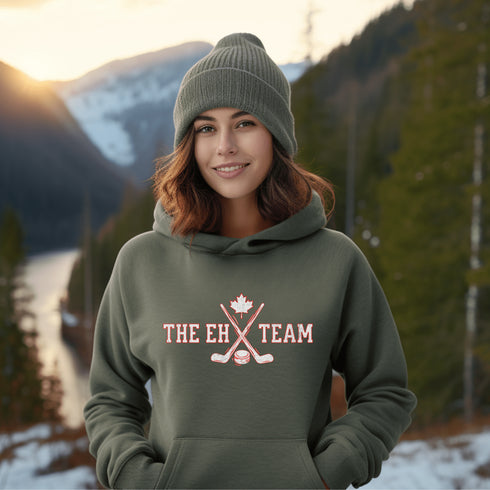 C & Win Sports The EH Team Hoodie Military Green / S - C & Win Sports