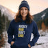 C & Win Sports Hockey Hair Don't Care Hoodie Navy / S - C & Win Sports
