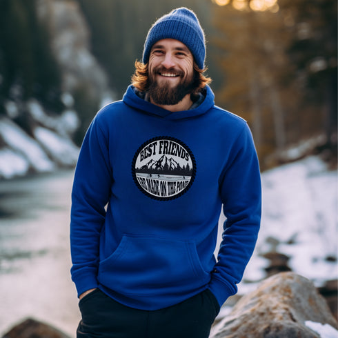 C & Win Sports Best Friends Are made On The Pond Hoodie Royal / S - C & Win Sports