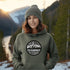 C & Win Sports The Best Memories Are Made On The Pond Hoodie Military Green / S - C & Win Sports